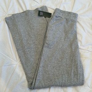 Wide leg sweatpants